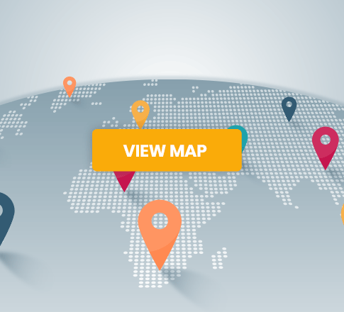 Map of GOLDCAR rental desk at Schiphol Airport